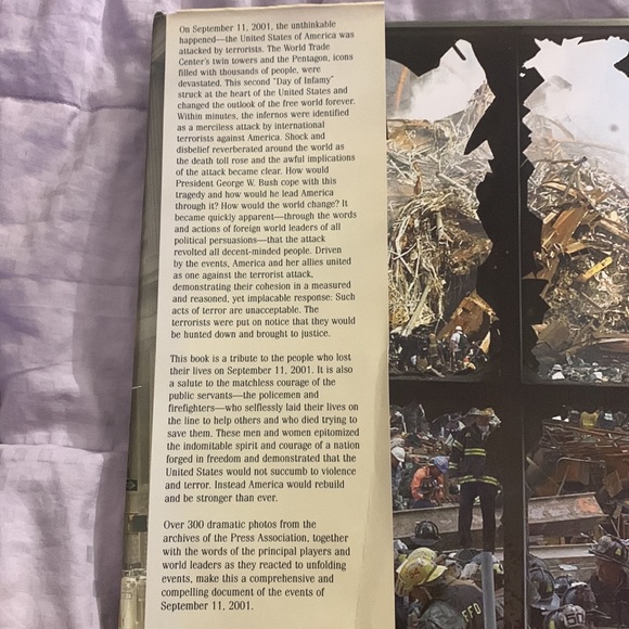 9-11 a tribute 192 pgs of photos and stories. Hardback book . - Picture 7 of 8